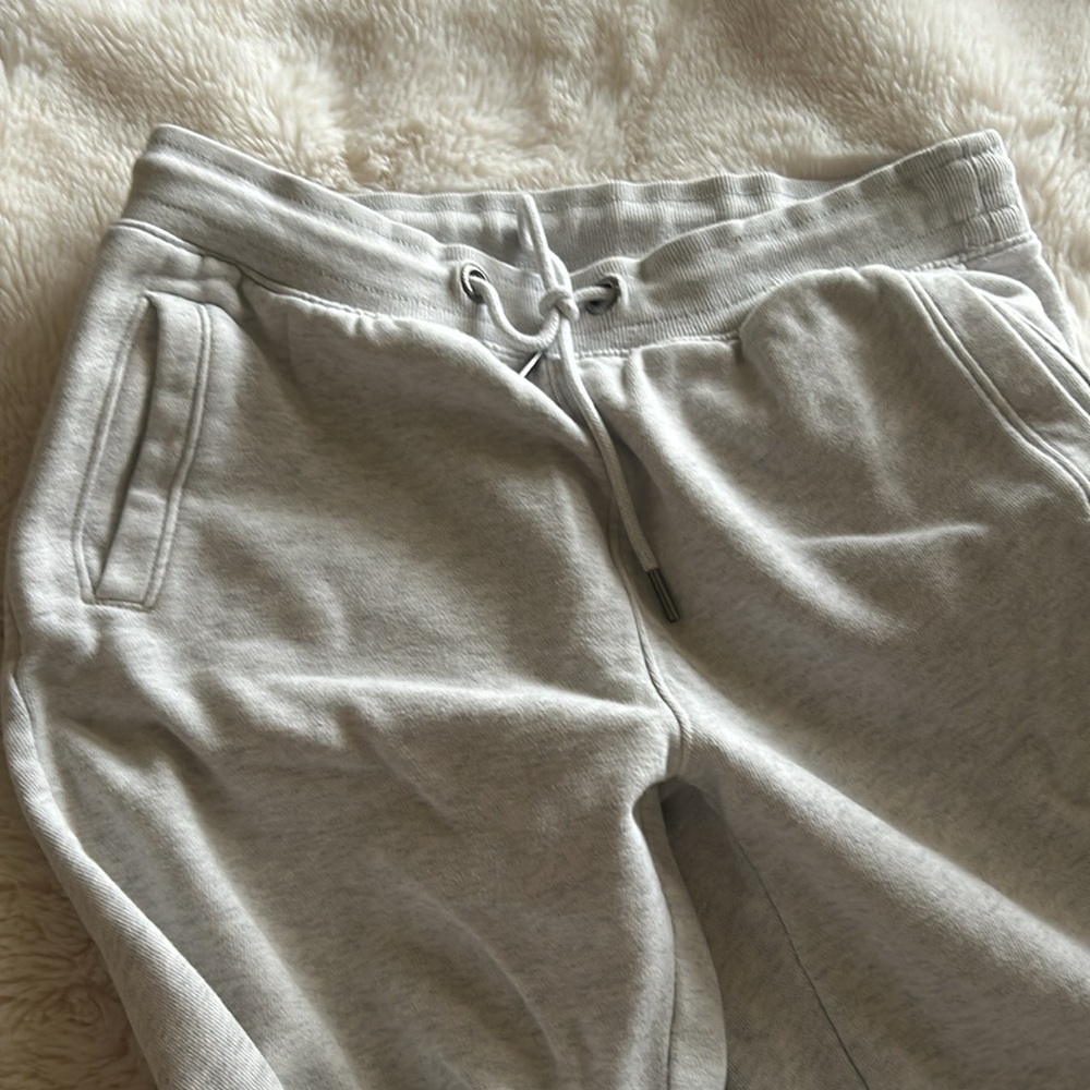 Black and white sweatpants